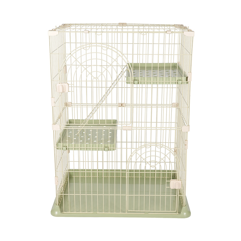 BT-Double Layer Round Door Cat Cage