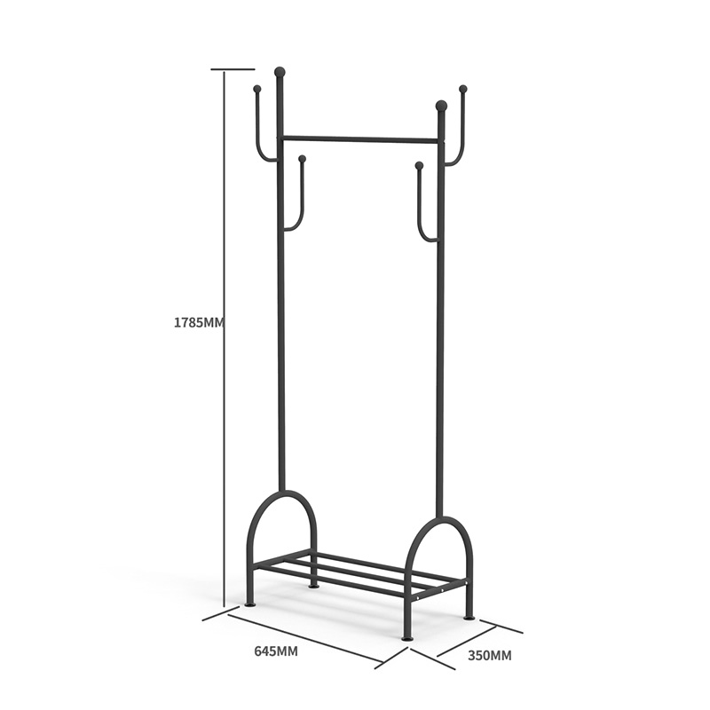 Cactus Coat Rack Floor-Standing Coat Rack Internet Celebrity Style Clothes Rack